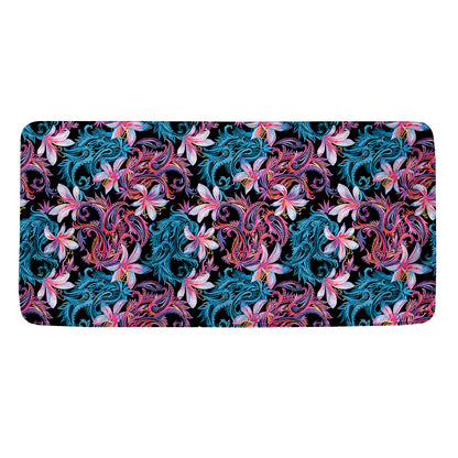 Paisley And Floral Pattern Print Towel