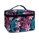 Paisley And Floral Pattern Print Travel Makeup Bag