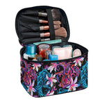 Paisley And Floral Pattern Print Travel Makeup Bag