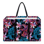 Paisley And Floral Pattern Print Utility Tote Bag