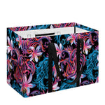 Paisley And Floral Pattern Print Utility Tote Bag