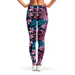 Paisley And Floral Pattern Print Women's Leggings