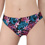 Paisley And Floral Pattern Print Women's Panties