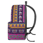 Paisley Elephant Hamsa Pattern Print Backpack