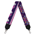 Paisley Elephant Hamsa Pattern Print Bag Strap