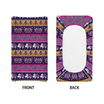 Paisley Elephant Hamsa Pattern Print Changing Pad Cover