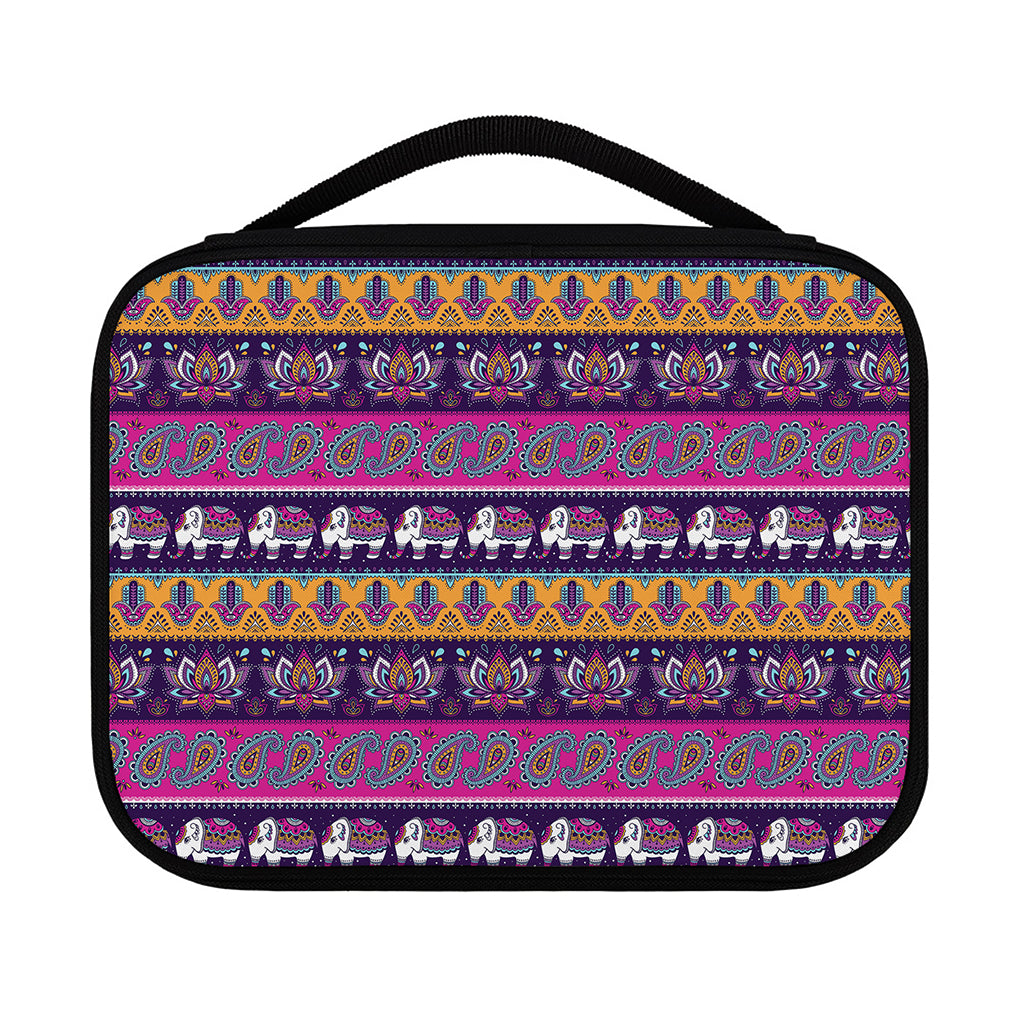 Paisley Elephant Hamsa Pattern Print Classic Bible Case