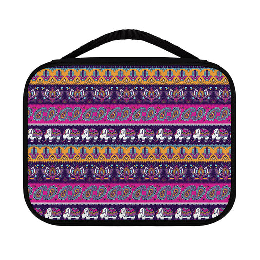 Paisley Elephant Hamsa Pattern Print Classic Bible Case