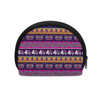 Paisley Elephant Hamsa Pattern Print Coin Purse