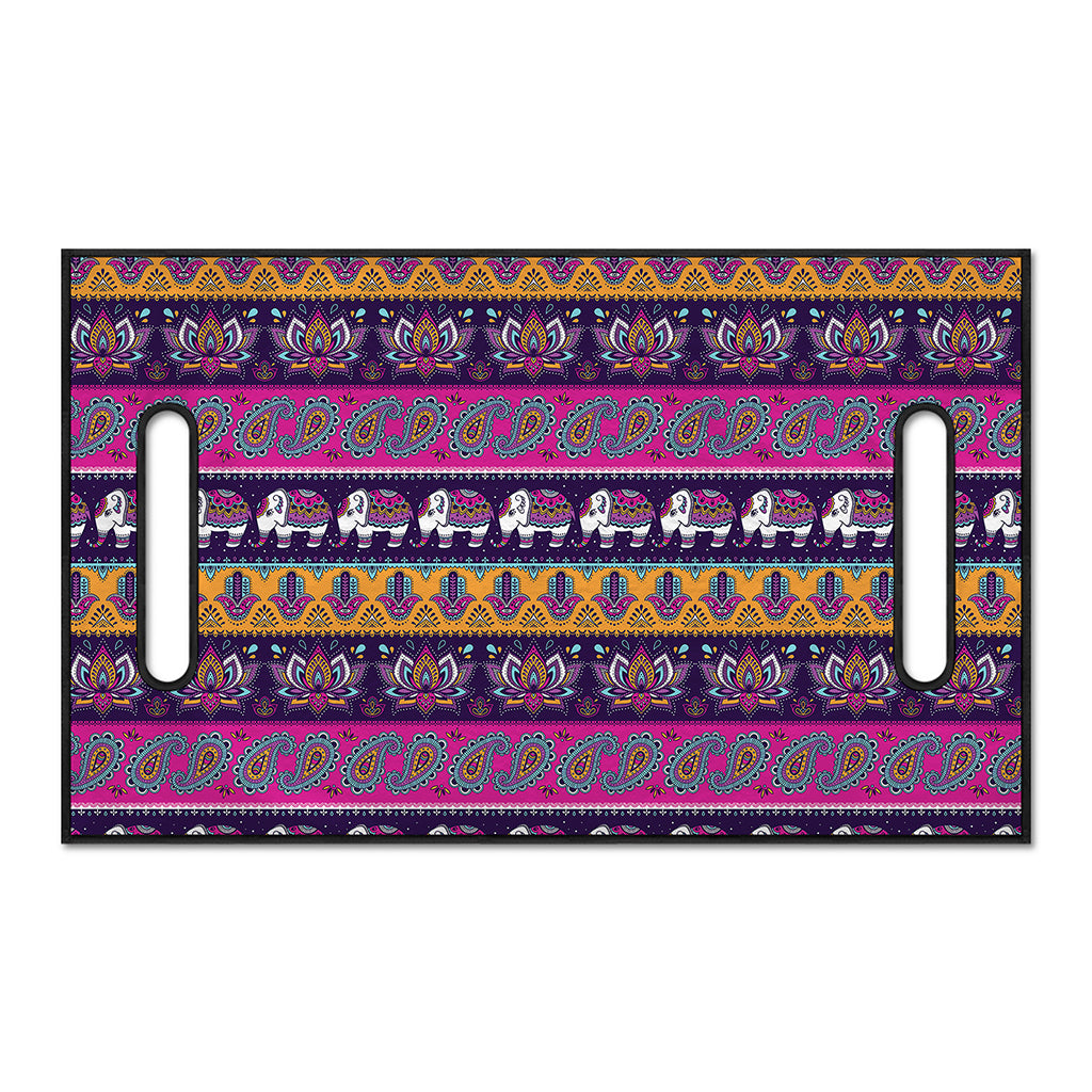 Paisley Elephant Hamsa Pattern Print Golf Cart Seat Cover