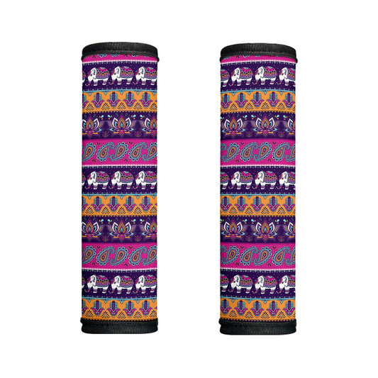Paisley Elephant Hamsa Pattern Print Handle Covers