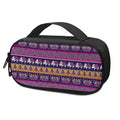 Paisley Elephant Hamsa Pattern Print Portable Cooler Travel Case