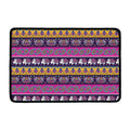 Paisley Elephant Hamsa Pattern Print Kitchen Mat