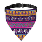Paisley Elephant Hamsa Pattern Print Over The Collar Dog Bandana
