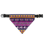 Paisley Elephant Hamsa Pattern Print Over The Collar Dog Bandana