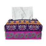 Paisley Elephant Hamsa Pattern Print Rectangle Tissue Box Cover