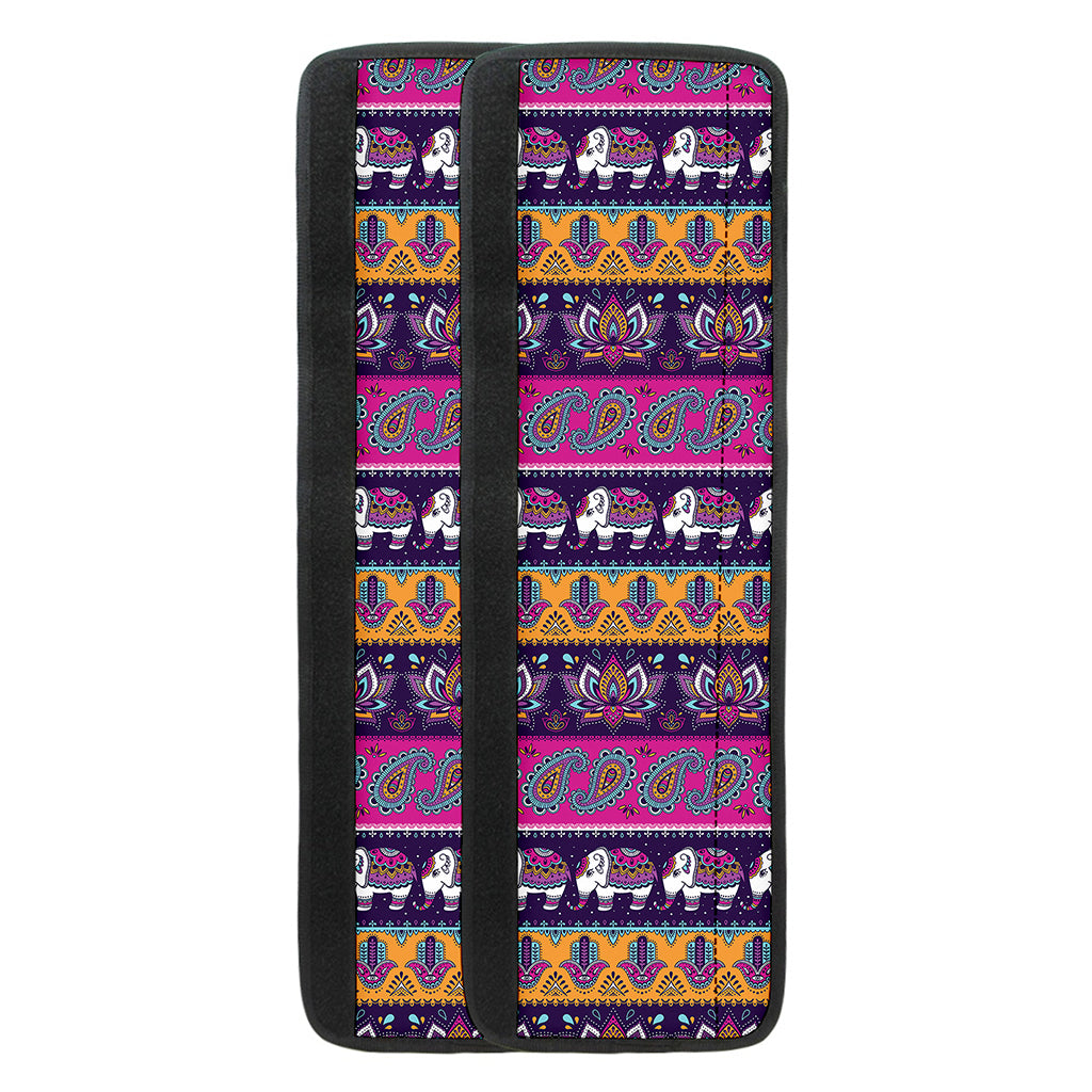 Paisley Elephant Hamsa Pattern Print Refrigerator Handle Covers
