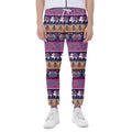 Paisley Elephant Hamsa Pattern Print Joggers