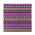 Paisley Elephant Hamsa Pattern Print Silk Bandana