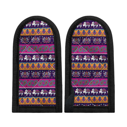 Paisley Elephant Hamsa Pattern Print Skillet Handle Cover