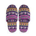 Paisley Elephant Hamsa Pattern Print Slippers