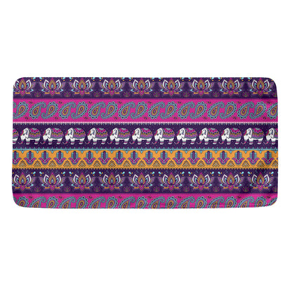 Paisley Elephant Hamsa Pattern Print Towel