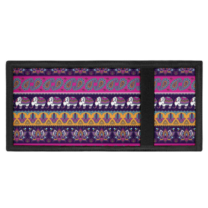 Paisley Elephant Hamsa Pattern Print Trifold Wallet