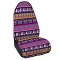 Paisley Elephant Hamsa Pattern Print Waterproof Car Seat Cover