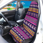 Paisley Elephant Hamsa Pattern Print Waterproof Car Seat Cover