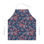 Paisley Floral Bohemian Pattern Print Adjustable Apron