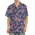 Paisley Floral Bohemian Pattern Print Aloha Shirt