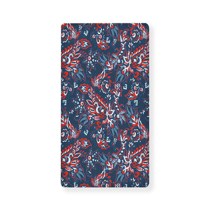 Paisley Floral Bohemian Pattern Print Baby Crib Sheet