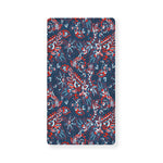 Paisley Floral Bohemian Pattern Print Baby Crib Sheet