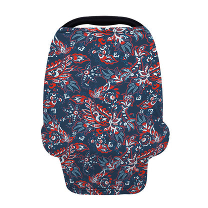 Paisley Floral Bohemian Pattern Print Baby Seat Cover