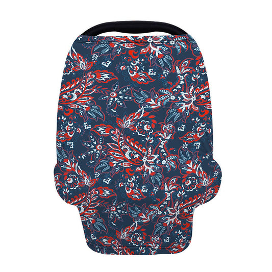 Paisley Floral Bohemian Pattern Print Baby Seat Cover