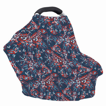 Paisley Floral Bohemian Pattern Print Baby Seat Cover
