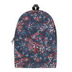 Paisley Floral Bohemian Pattern Print Backpack