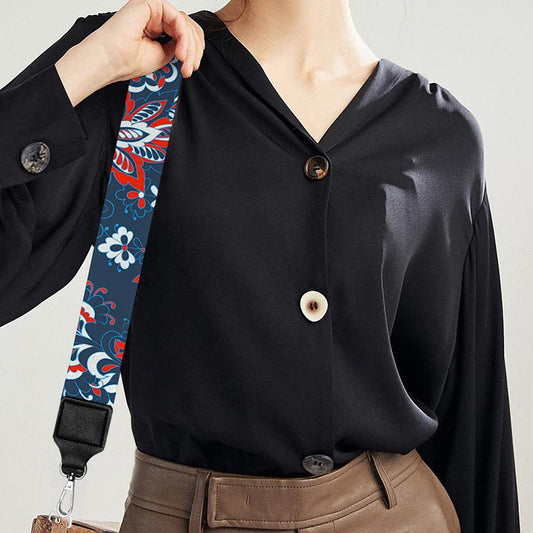 Paisley Floral Bohemian Pattern Print Bag Strap