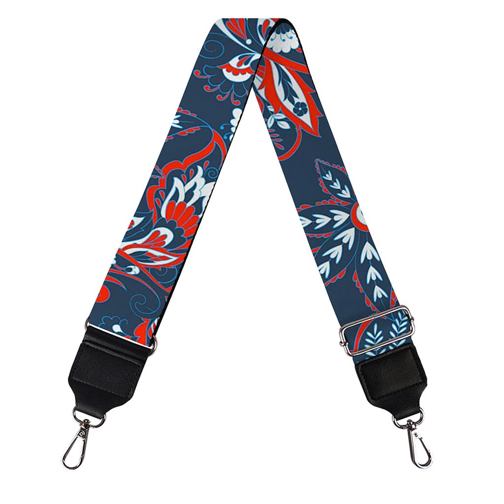 Paisley Floral Bohemian Pattern Print Bag Strap