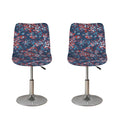 Paisley Floral Bohemian Pattern Print Bar Stool Covers