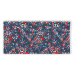 Paisley Floral Bohemian Pattern Print Beach Towel
