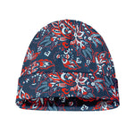 Paisley Floral Bohemian Pattern Print Beanie