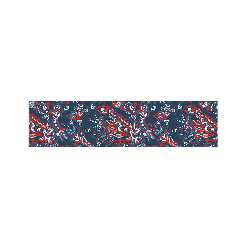 Paisley Floral Bohemian Pattern Print Bed Runner