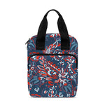 Paisley Floral Bohemian Pattern Print Bible Tote Bag
