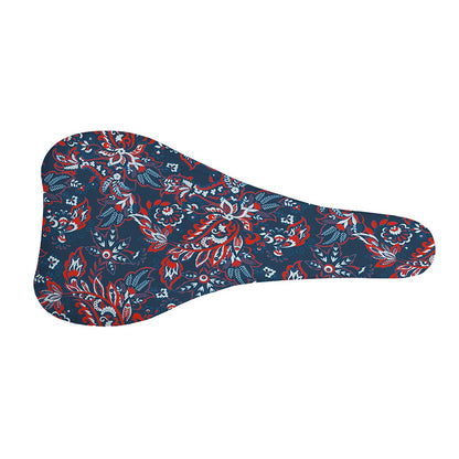 Paisley Floral Bohemian Pattern Print Bicycle Seat Cover