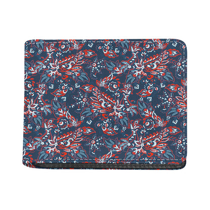 Paisley Floral Bohemian Pattern Print Bifold Wallet