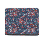 Paisley Floral Bohemian Pattern Print Bifold Wallet