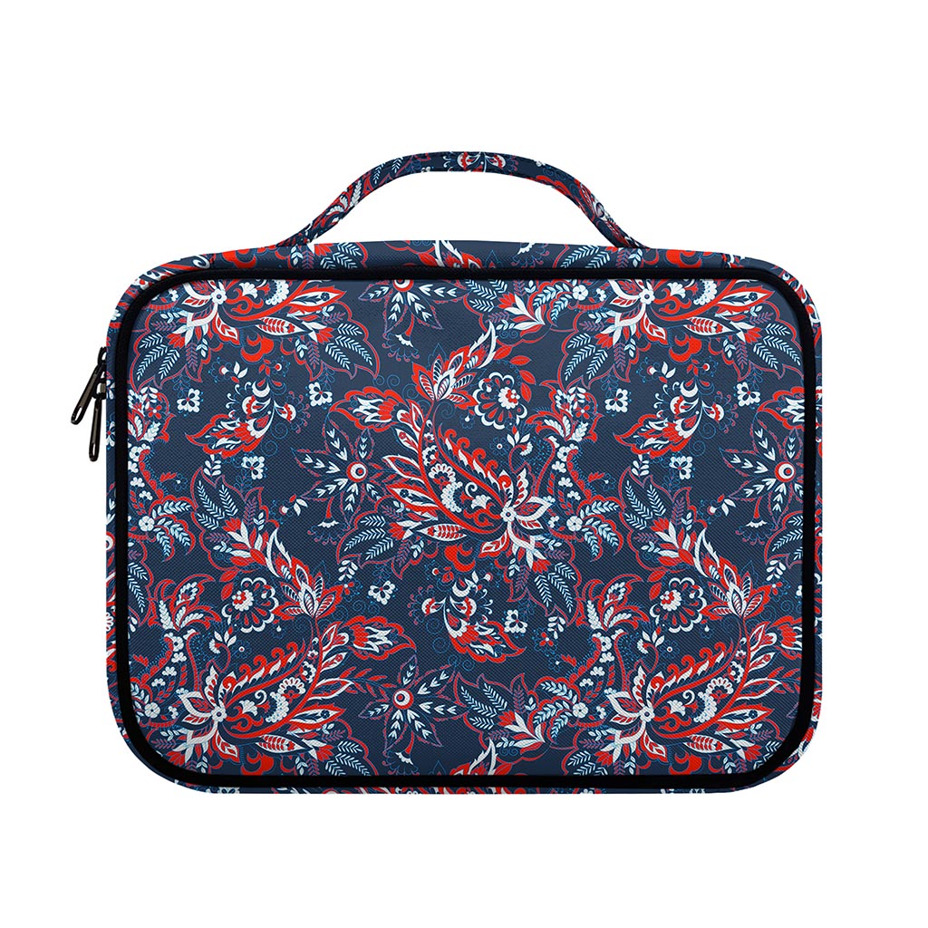 Paisley Floral Bohemian Pattern Print Briefcase Bible Bag