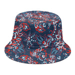 Paisley Floral Bohemian Pattern Print Bucket Hat