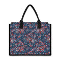 Paisley Floral Bohemian Pattern Print Canvas Tote Bag
